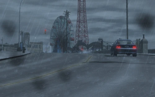 Starkregen in Firefly Island