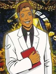 Pastor Richards in einer Illustration