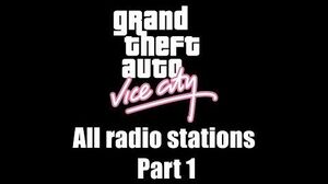 GTA Vice City - All radio stations Part 1 (Rev