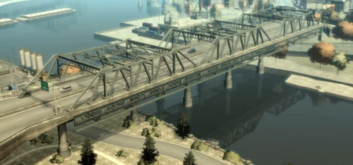 Der Nordabschnitt der Brücke (Bohan nach Charge Island)