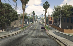 südlicher Abschnitt der Prosperity Street