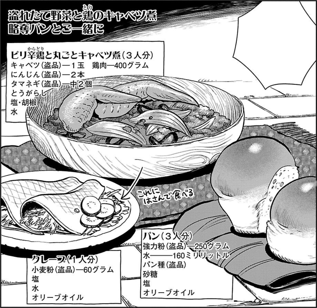 Freshly Stolen Vegetables And Chicken Stewed With Cabbage Accompanied By Plundered Bread Delicious In Dungeon Wiki Fandom Freshly Stolen Vegetables And Chicken Stewed With Cabbage Accompanied By Plundered Bread Delicious In Dungeon Wiki Fandom
