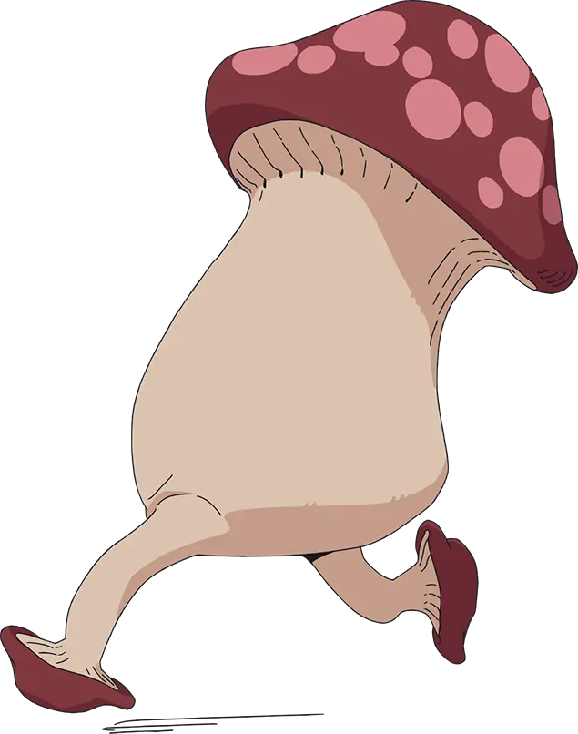 Landscape Anime Girl Forest Mushroom - Salmanaz
