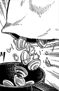 Nightmares being poured out of Marcille's pillowcase.