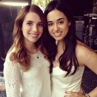 Emma Roberts and Jeanine Mason as Magdalena Haloway and Hana Tate