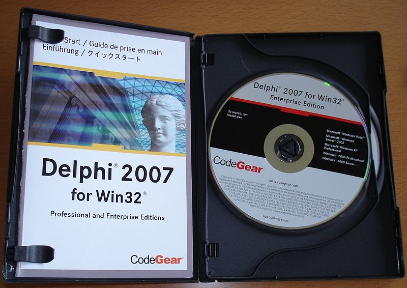 serial number codegear rad studio delphi 2007