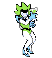 GIGA Queen's acid attack sprite.