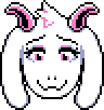 Ralsei face no glasses