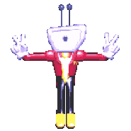 Tenna T-Posing in the "T rank room"
