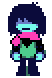 Kris overworld Ralsei outfit.png (859 bytes) Dressed in Ralsei's outfit from the Halloween 2023 Newsletter