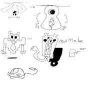 Concept art of Mad Mailer by Toby Fox, as seen in the Autumn 2024 Newsletter.