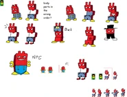 Concept art of Bloxer shown during the 6th Undertale anniversary stream.