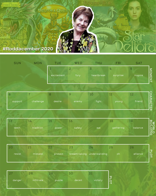 Roddacember 2020 prompts