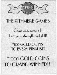 Rithmere games poster