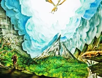 Dragon Lizard's could be found in the Os-Mine Hills.