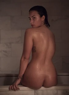 Demi Lovato in a photoshoot for Vanity Fair promoting her fifth album Confident, 2015