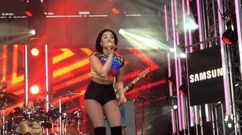 Demi Lovato Live Jimmy Kimmel "Heart Attack " 8 31 15