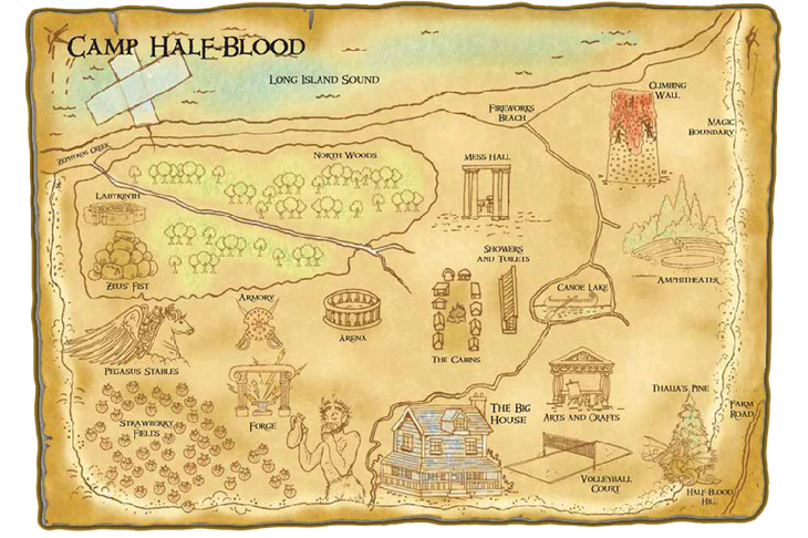 Camp Half Blood Map