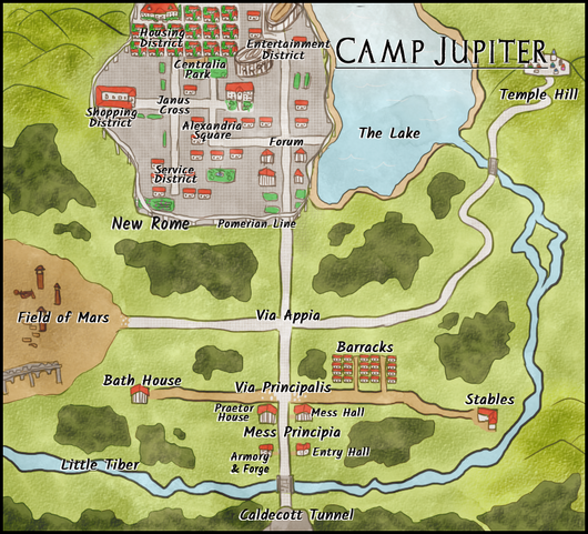 A Map of Camp Jupiter