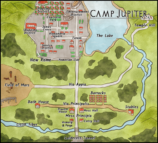 Camp Half-Blood Map, Demigod Simulator Wiki