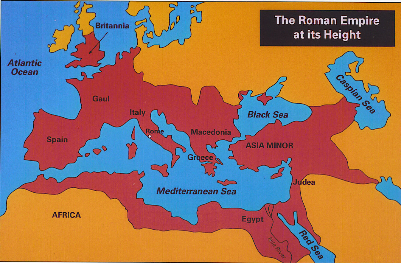 roman empire map