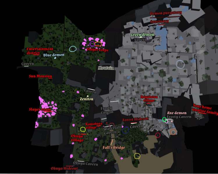 ROBLOX DEMON SLAYER RPG 2: BREATHING LOCATIONS GUIDE! [outdated