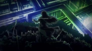 Lord Demon Kunai on top of a pile of bodies