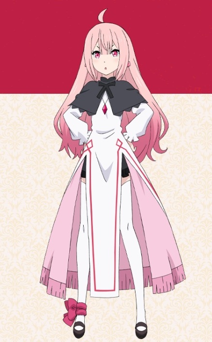 Maou-sama Retry Demon King Retry Angel White Luna Elegant Pink Cosplay  Costumes