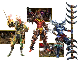Masayuki, Yukimura and Nobuyuki Sanada as Oni