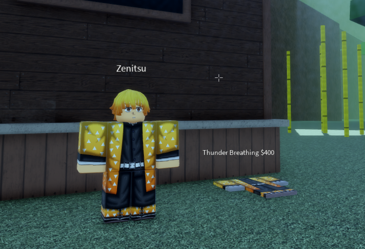 ZENITSU BOSS LOCATION DEMONFALL!!  Demonfall Roblox Zenitsu Boss Spawn  Location 