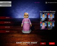 Baby Oopsie Daisy in her Dollman vs. Demonic Toys poster alt in Puppet Master: The Game