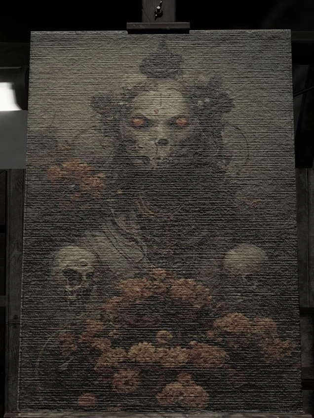 Easel Canvas Drawing Demonologist Wiki Fandom