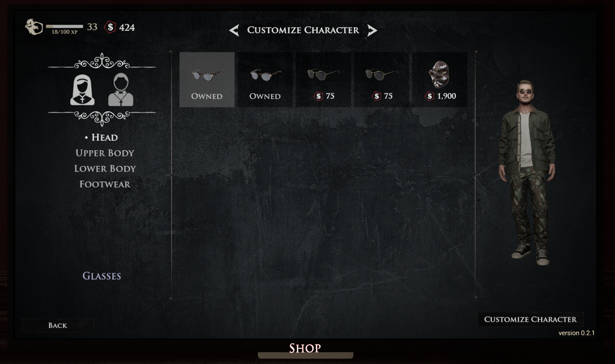 Character Customization | Demonologist Wiki | Fandom