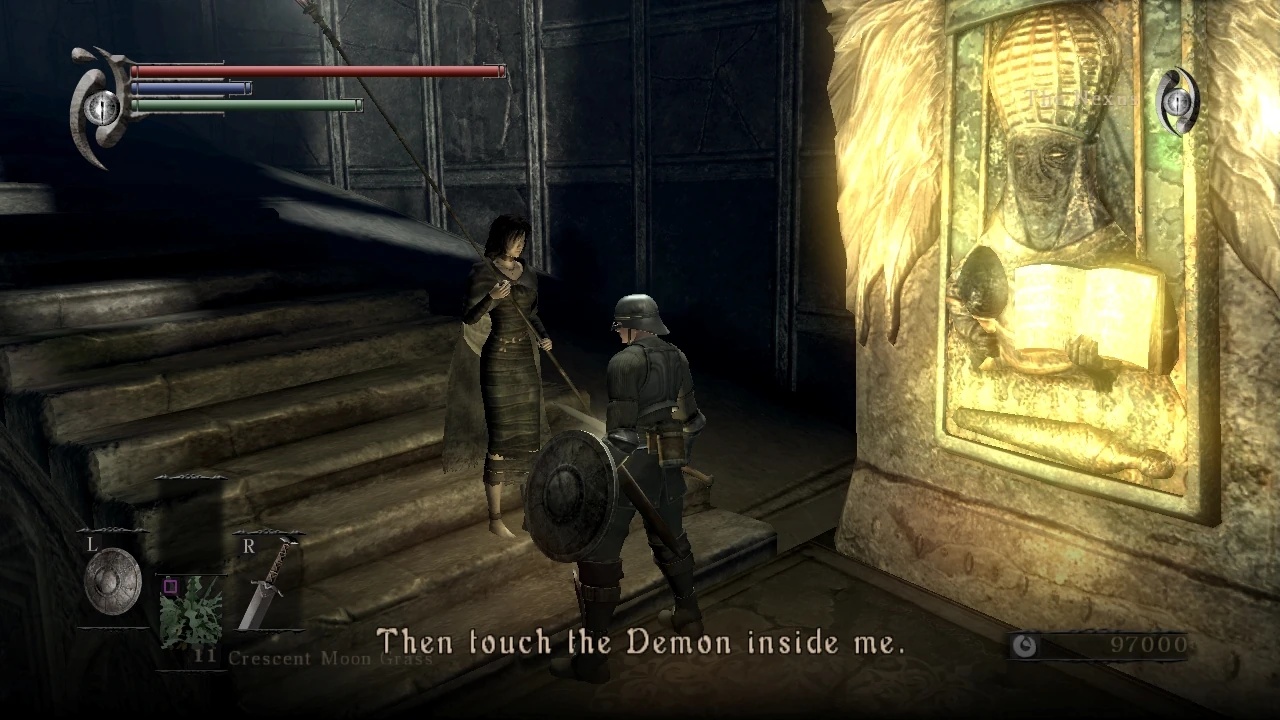 Demon's Souls pure black tendency habits in Demon's Souls — Valley of Defilement guide