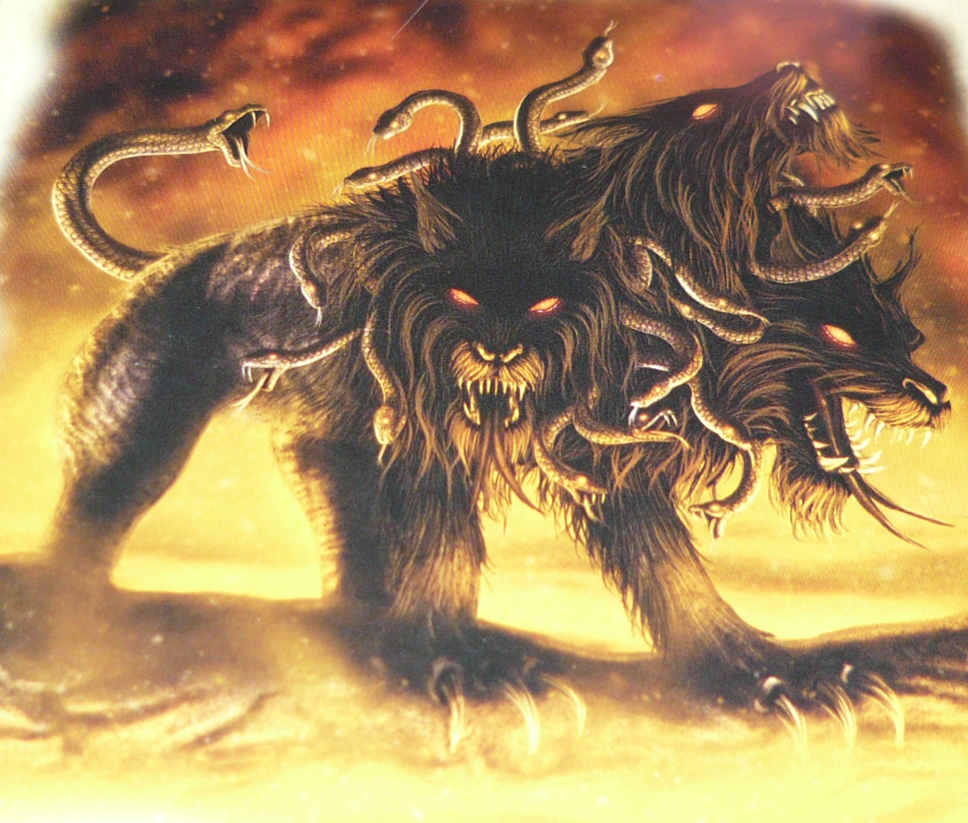 greek mythical creatures cerberus