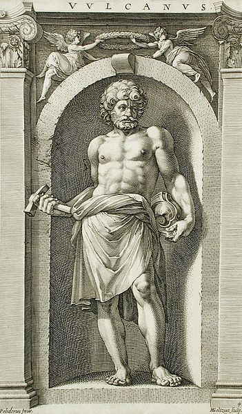 Hephaestus God of fire, metalworking, stone masonry, forges, the