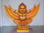 Garuda murthi in West Bengal, India