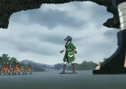 Shino und Naruto haben Guren in der Falle