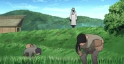 Hamura wacht in Abwesenheit seines Bruders über sein Heimatdorf (Filler)