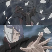 Konan lässt Tobi keine Chance zur Flucht