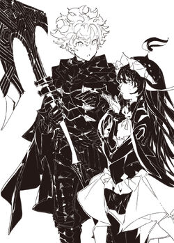 Miscellaneous goods [A la carte] Ray Starling & Nemesis B2 Tapestry 「 Light Novel  Infinite Dendrogram - Infinite Dendrogram - Volume 12 Melonbooks Limited  Edition 」 Special, Goods / Accessories