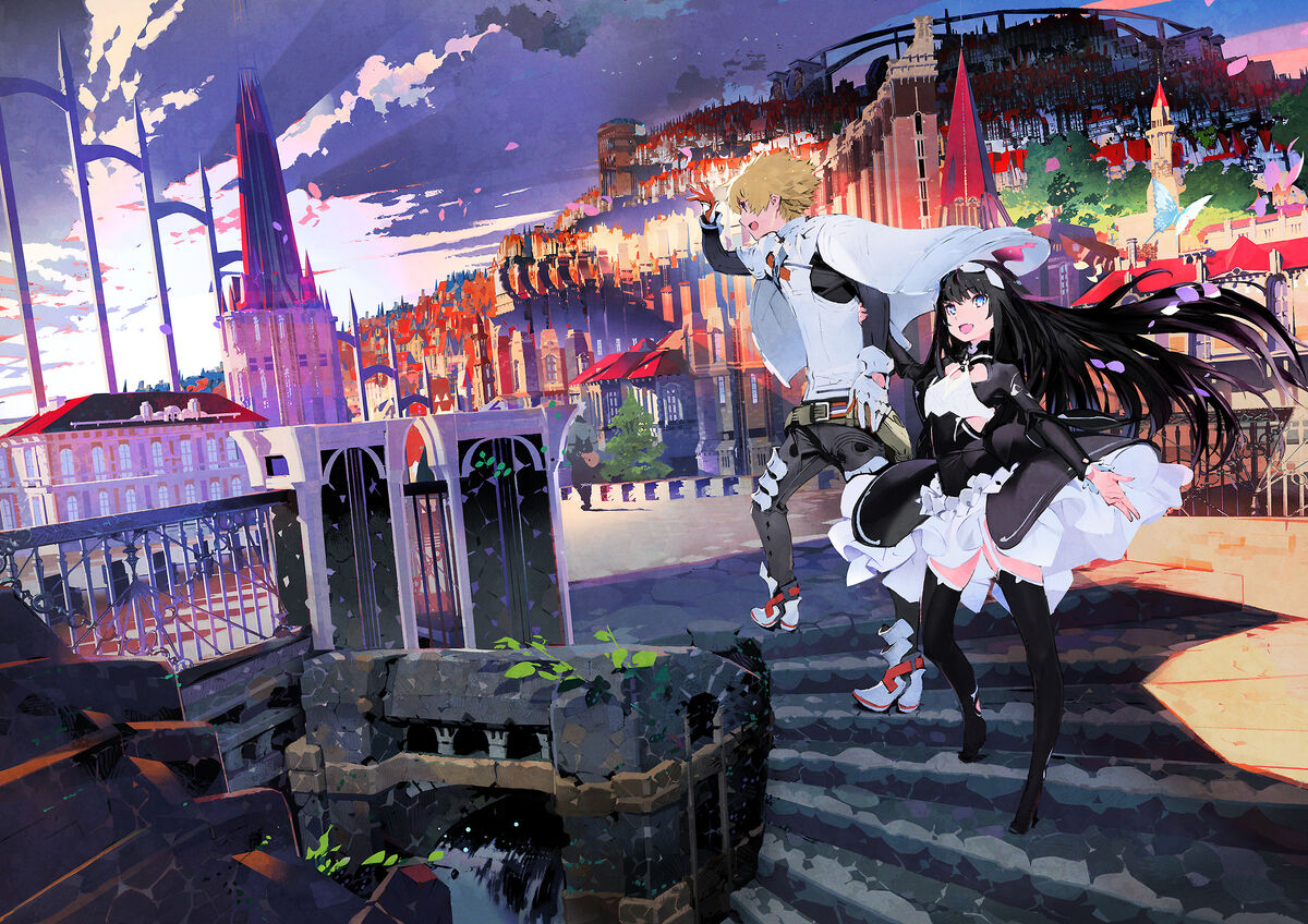 Miscellaneous goods [A la carte] Ray Starling & Nemesis B2 Tapestry 「 Light Novel  Infinite Dendrogram - Infinite Dendrogram - Volume 12 Melonbooks Limited  Edition 」 Special, Goods / Accessories