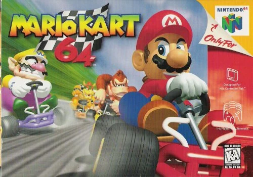 Mario Kart 64 Nintendo 64 box art