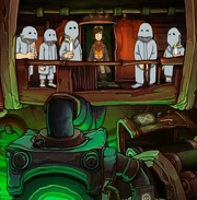 Sektenmitglieder kurz vor dem heiligen Ritual