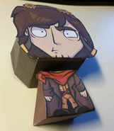 Papercraft-Rufus, enthalten im Bonus-Material.