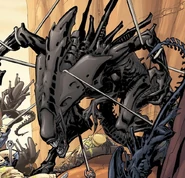 Otra Reina Alien encontrada por un grupo de Yautja en Ryushi