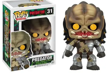Fugitive Predator: P o p ! Movies - Set di figurine in vinile con 1 protettore grafico compatibile ToysDiva (620 - 31299 - B