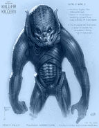 World War 2 Predator arte conceptual 2.jpg (316 kB) Arte conceptual realizado por Farzad que presenta una versión más biomecánica del traje de presión con una apariencia basada en cacerías alienígenas milenarias.