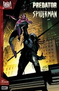 Predator versus Spider-Man #1 por Pepe Larraz