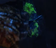 El City Hunter utilizando la espátula para untarse el gel cauterizador